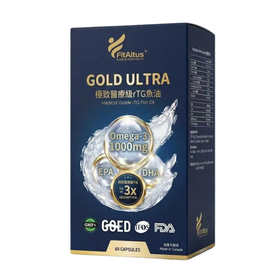 Gold Ultra - 醫療級高濃度rTG魚油